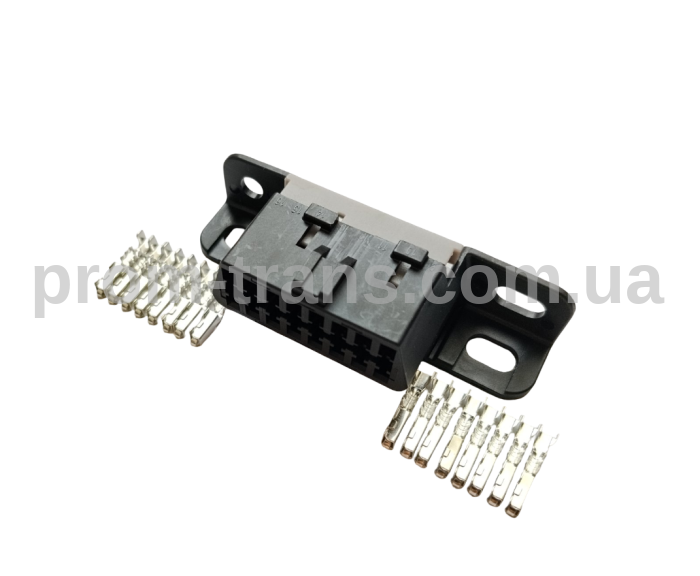 Автомобільний роз'єм гніздовий 16-ти контактний аналог molex 51116-1601 OBD II