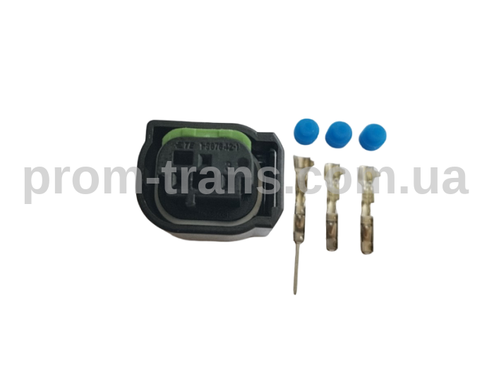 Авто роз'єм гніздовий 3х контактний аналог АМР 1-967642-1 MICRO QUADLOK