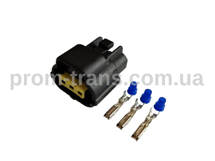 Авто роз'єм гніздовий 3х контактний аналог AMP174357-2 ECONOSEAL