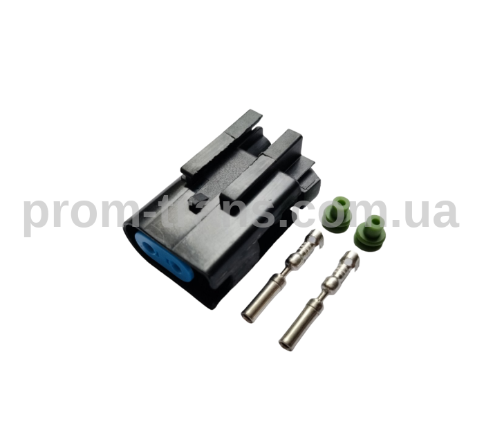 Авто роз'єм 2-х контактний гніздовий Ford WPT-1359 3U2Z-14S411-UDB