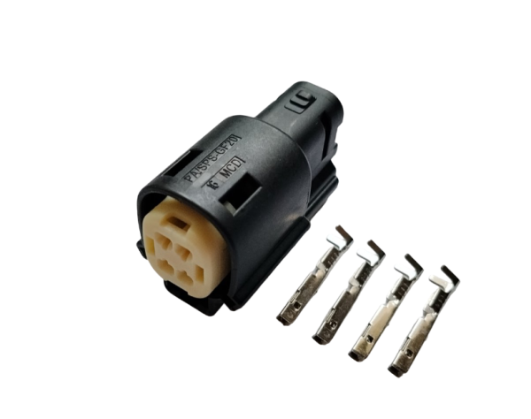 Авто роз'єм 4-х контактний гніздовий серії 1,2мм аналог Molex 33472-4001 33472-0401