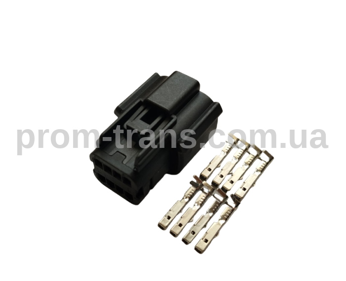 Авто разъем 8-ми контактный гнездовой серии 1,2мм аналог Molex 33472-0801