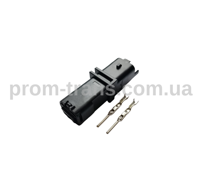Авто роз'єм 2-х контактний штирьовий аналог FCI 0 211PL022S0049 211PC02280081