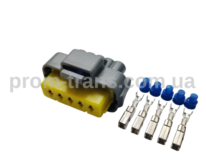 Авто роз'єм 5-ти контактний гніздовий аналог FCI 211PC053S4026