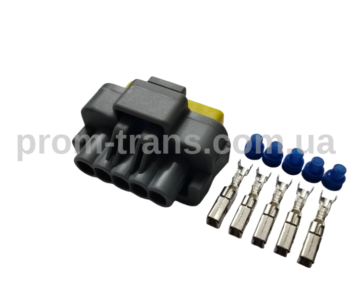Авто роз'єм 5-ти контактний гніздовий аналог FCI 211PC053S4026