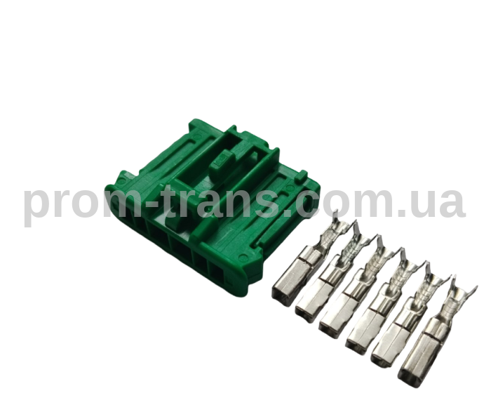 Автомобільний роз'єм гніздовий 6-ти контактний аналог MOLEX 98821-1065