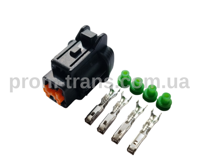 Автомобільний роз'єм гніздовий 4-х контактний аналог Sumitomo 66185-1169 KUM PB295-04020