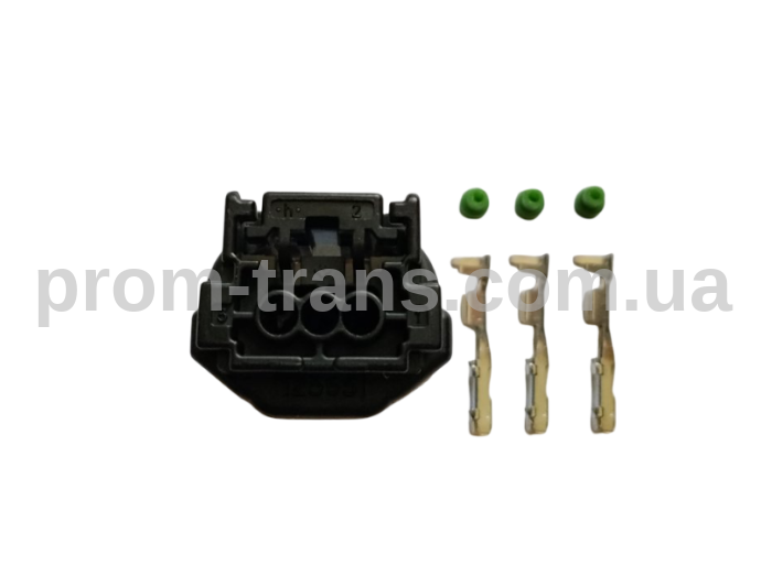 Автомобільний роз'єм гніздовий 3-х контактний аналог Sumitomo 6189-1129 Toyota 90980-12353 серії TS SEALED