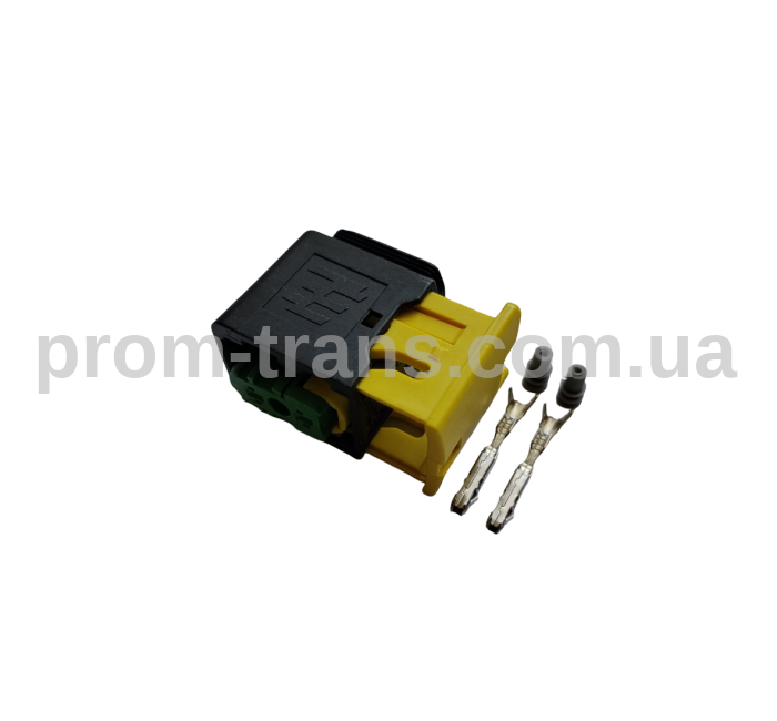 Роз'єм 2-х контактний гніздовий аналог АМР 3-1418448-2 серії HDSCS MCP1,5