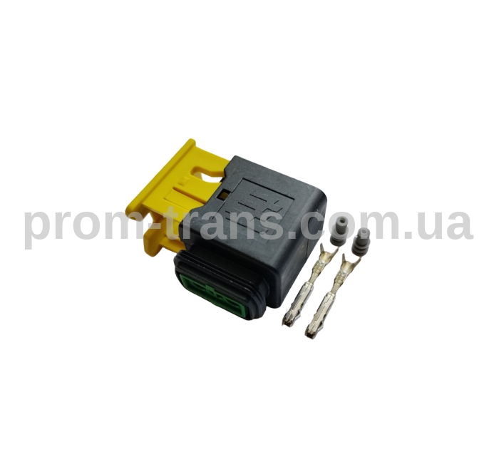 Роз'єм 2-х контактний гніздовий аналог АМР 3-1418448-2 серії HDSCS MCP1,5