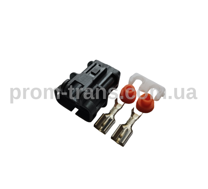 Роз'єм 2-х контактний гніздовий аналог YAZAKI 7123-6423-30