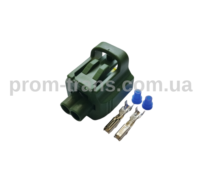 Разъем 2х контактный гнездовой аналог AMP 178392-4 Toyota 90980-10737 Motorcraft WPT-410 Ford 3U2Z-14S411-BA
