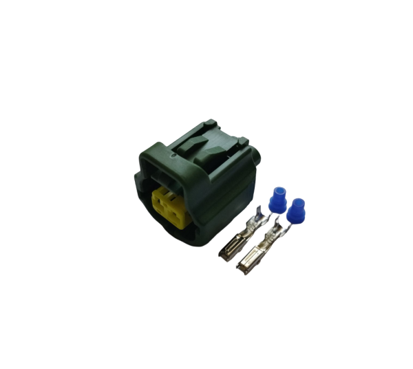 Роз'єм 2х контактний гніздовий аналог AMP 178392-4 Toyota 90980-10737 Motorcraft WPT-410 Ford 3U2Z-14S411-BA