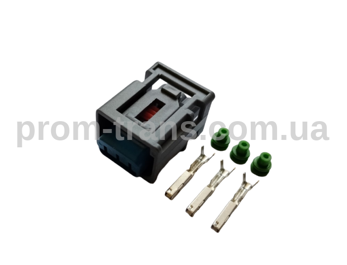 Роз'єм 3х контактний гніздовий аналог Motorcraft WPT-1205 Ford 3U2Z-14S411-KMB