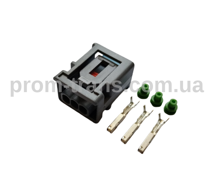Роз'єм 3х контактний гніздовий аналог Motorcraft WPT-1205 Ford 3U2Z-14S411-KMB