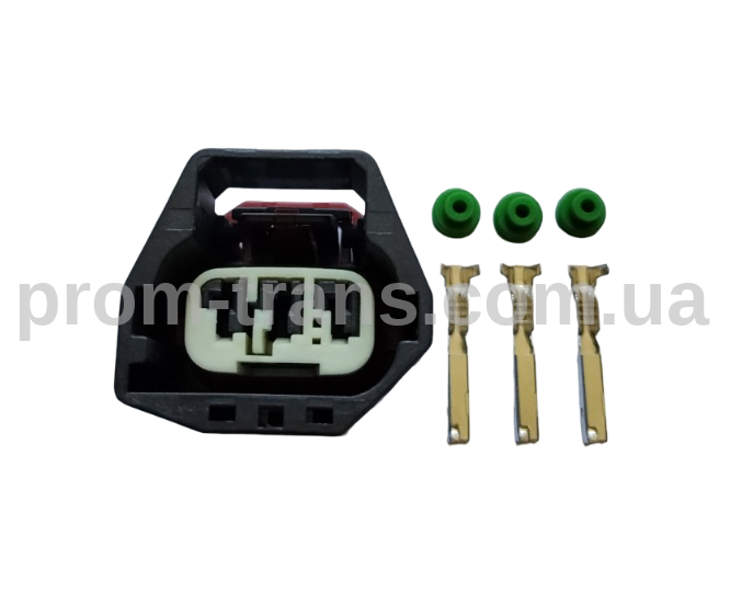 Роз'єм 3-х контактний гніздовий аналог Yazaki 7283-5880-10 7283-5691 ACDelko PT2205 GM 19115666