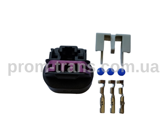 Разъем 3-х контактный гнездовой аналог Delphi 15326808 13519047 ACDelco PT1805 GM 88988143 Motorkraft WPT-1144