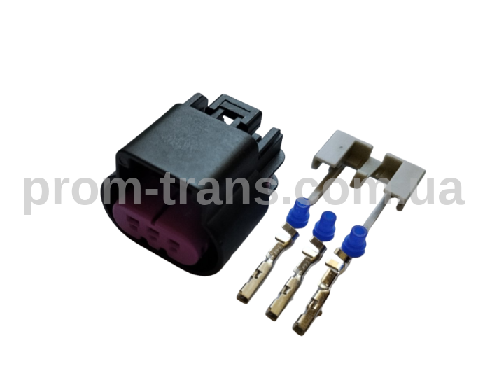 Разъем 3-х контактный гнездовой аналог Delphi 15326808 13519047 ACDelco PT1805 GM 88988143 Motorkraft WPT-1144
