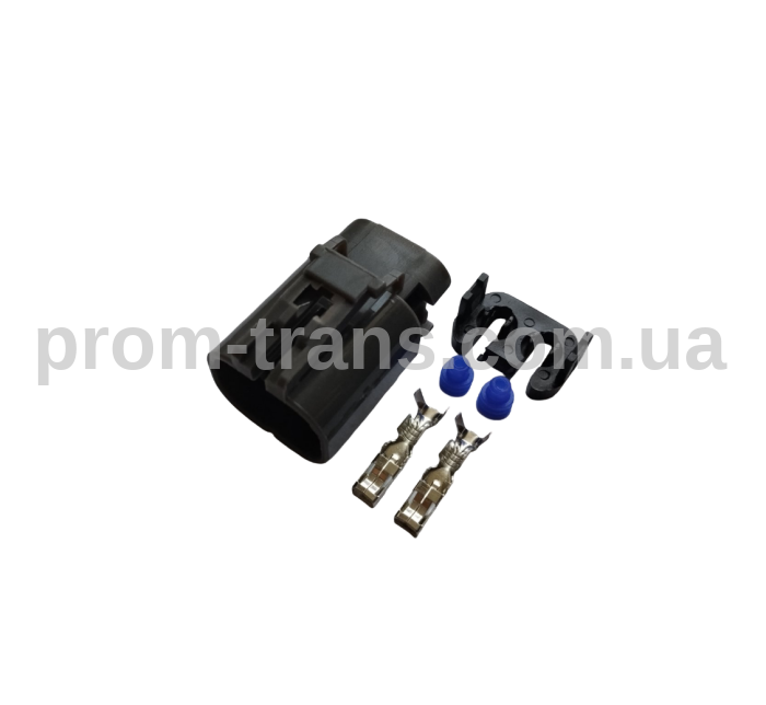 Роз'єм 2-х контактний гніздовий аналог Yazaki 7223-1824-80 7223-1824-40