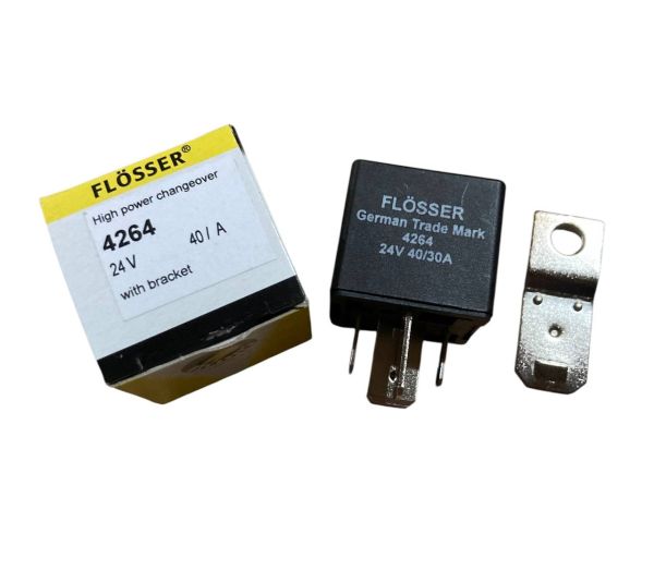 Реле універсальне 5-ти конт. 24В 40/30А посил. контакти 4264 (вир-во Flosser)