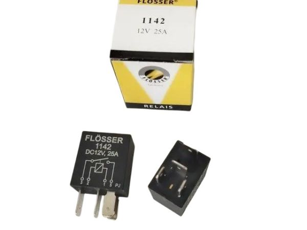 Реле універсальне 4-х конт. 12В 25А МІНІ 1142 (вир-во Flosser)