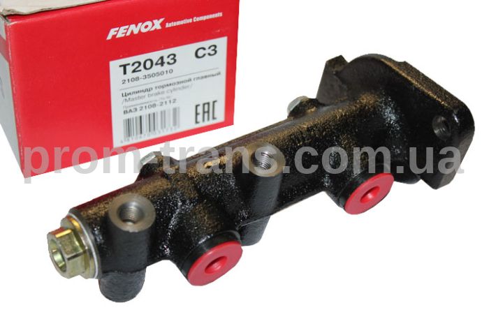 Циліндр головний гальмівний ВАЗ 2108 2108-3505010М (T2043) (вир-во FENOX) 
