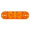 Габаритний ліхтар 12-24V 9 LED жовтий 8 см FR0174Y (вир-во FORM PLAS)