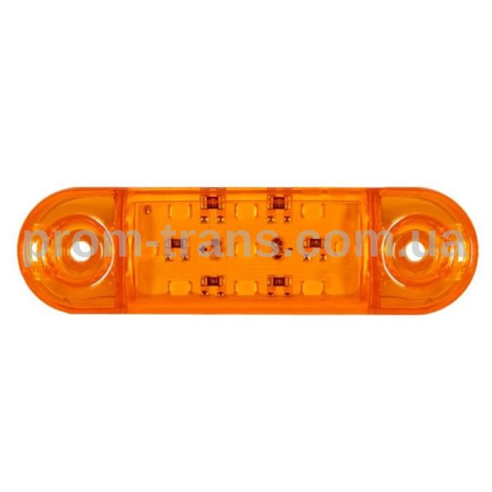 Габаритний ліхтар 12-24V 9 LED жовтий 8 см FR0174Y (вир-во FORM PLAS)